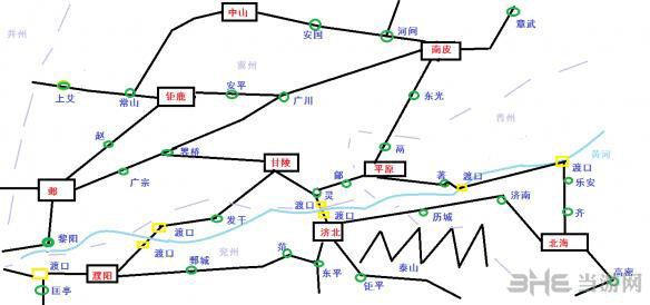 三国志13所有据点的关隘与地名各是什么2