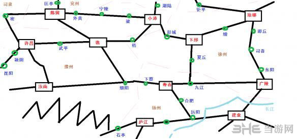 三国志13所有据点的关隘与地名各是什么1