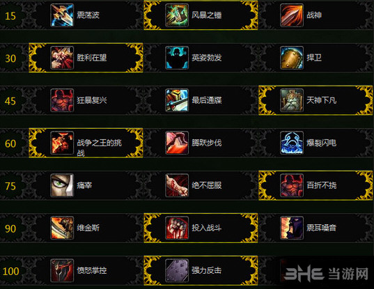 魔兽世界7.1防护战士天赋截图1