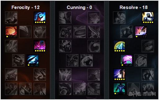 LOL6.7版上单艾克天赋1