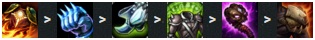 LOL6.7版上单艾克出装1