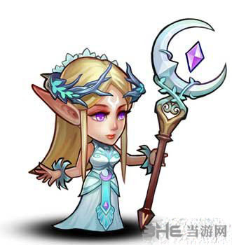 刀塔传奇月亮女神图片