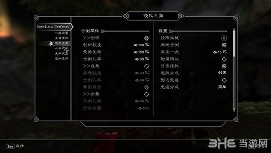 上古卷轴5天际设置界面图片