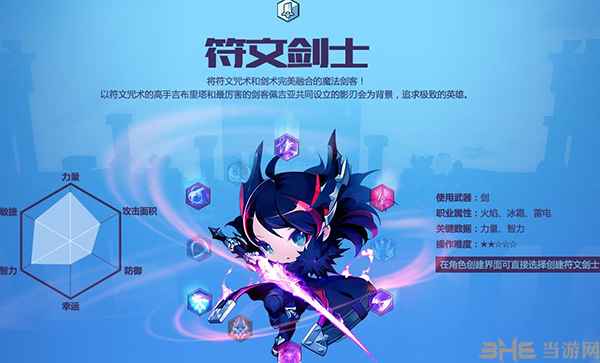 冒险岛2符文剑士立绘1