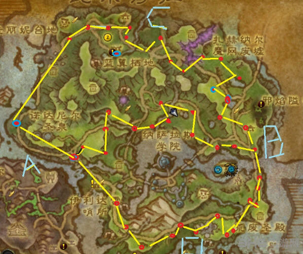 WOW魔兽世界阿苏纳循环采药截图1
