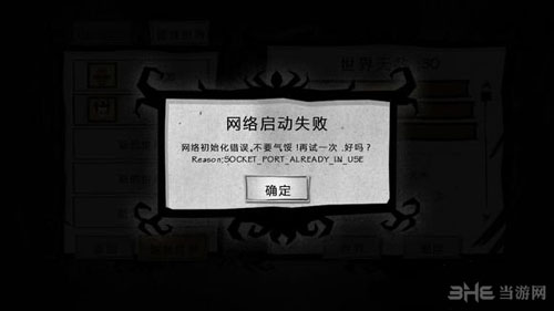 饥荒联机版网络初始化错误截图1