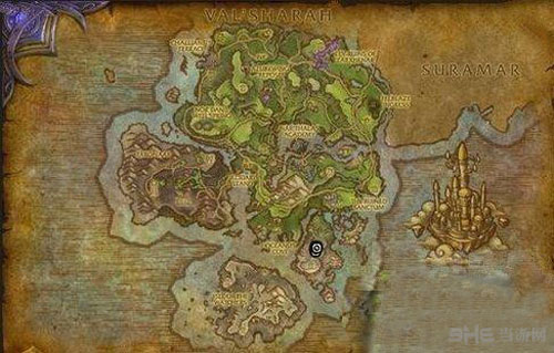 WOW魔兽世界鬼母阿娜位置截图1