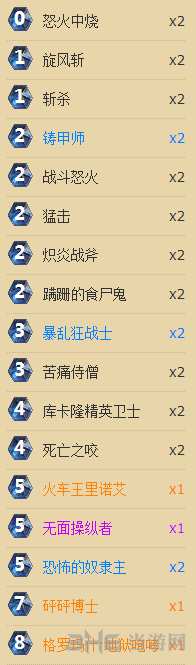 无任务传统防战卡组截图1