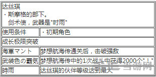 达斯琪出招表1