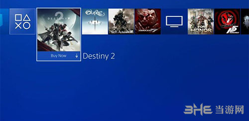 索尼PS4主页广告截图