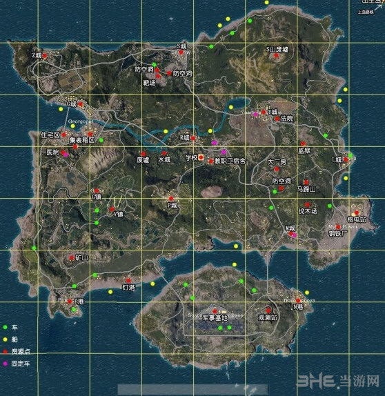 绝地求生地图图片
