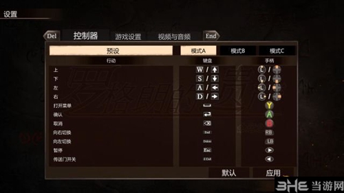 罗格朗的遗产键位说明