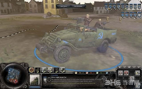 英雄连2 M3A1轻型侦查车游戏内截图