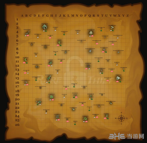 盗贼之海动物分布地图