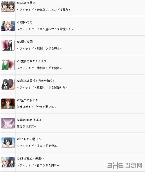 秋之回忆8全奖杯3