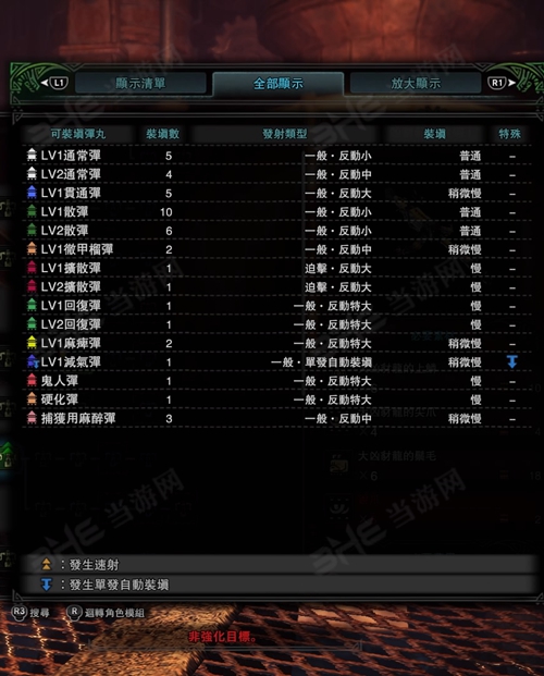 怪物猎人世界凶豺龙加农炮I子弹适配图