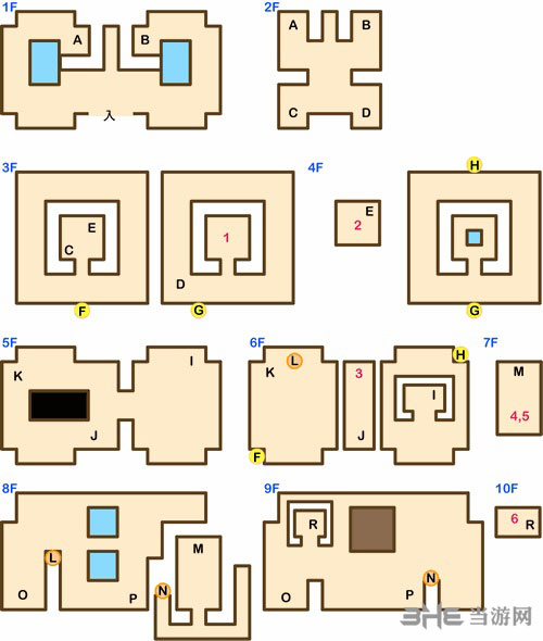 勇者斗恶龙5天空之塔地图