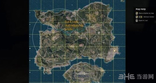 绝地求生空投位置1