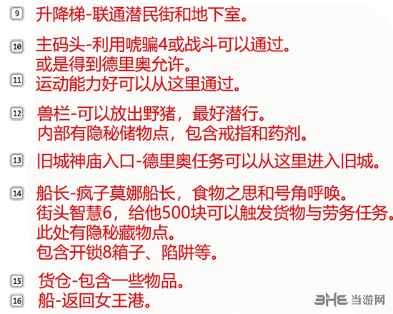 永恒之柱2峡口地图指引4