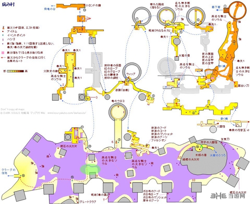 黑暗之魂重制版病村地图2