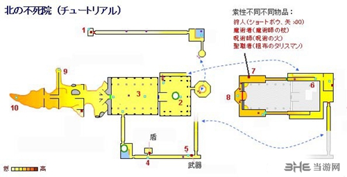 黑暗之魂重制版重返不死院地图