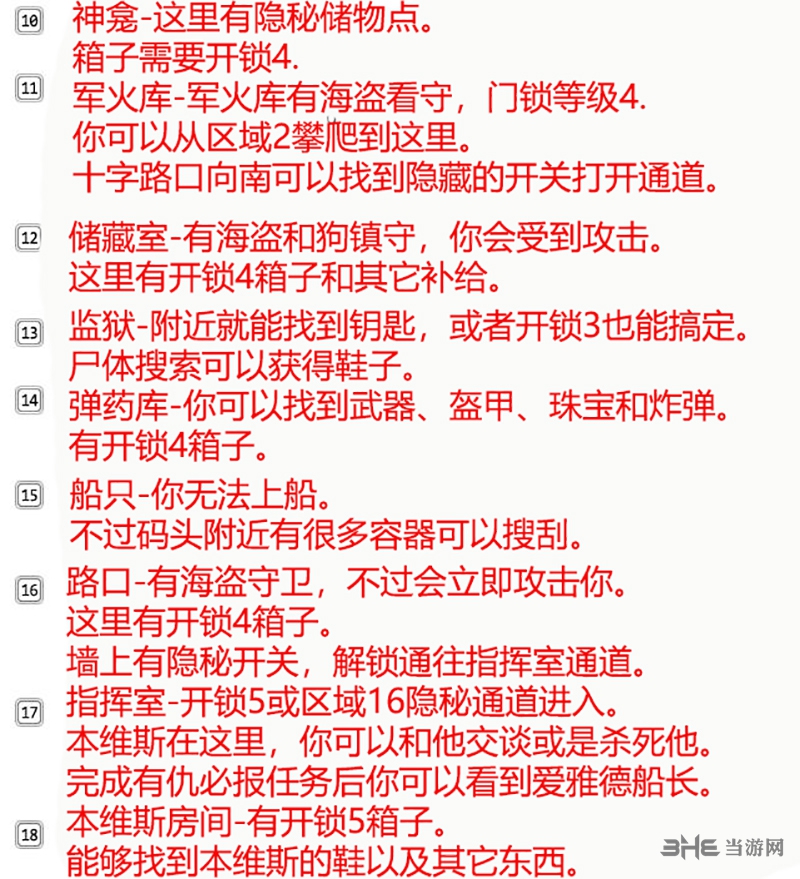 永恒之柱2舷窗堡地图指引4