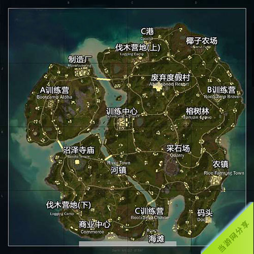 绝地求生海岛地图资源图片