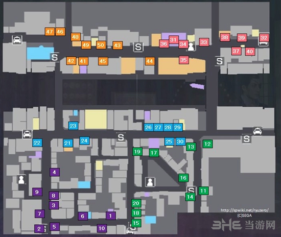 如龙0地图