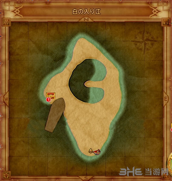 勇者斗恶龙11白色海湾地图