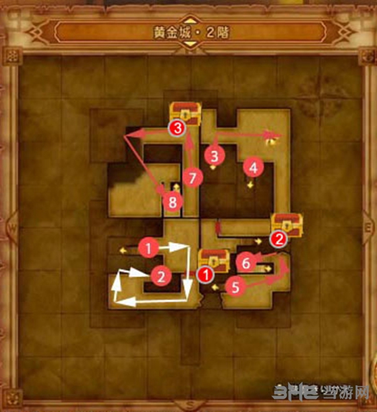 勇者斗恶龙11黄金城地图2