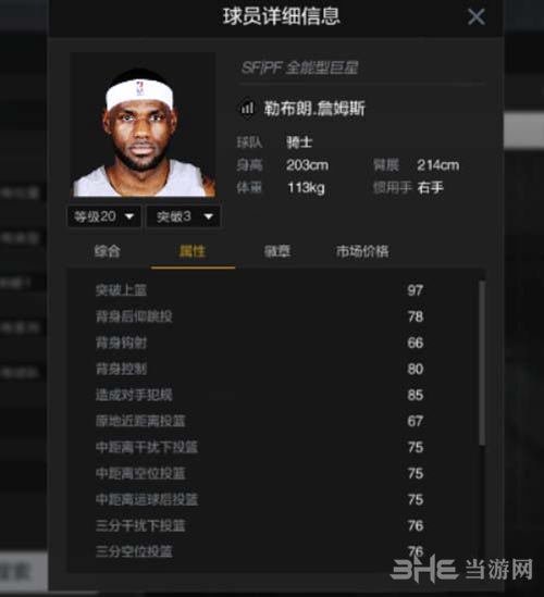 NBA2KOL2球员能力图2