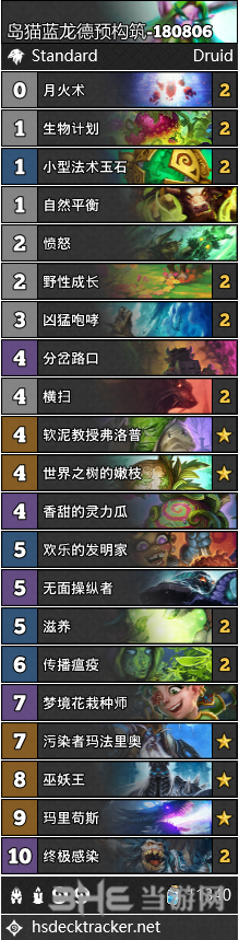 炉石传说蓝龙德卡组图片