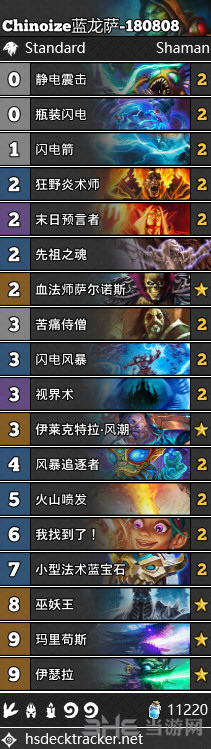 炉石传说蓝龙萨卡组图片