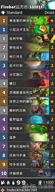 炉石传说猛虎德卡组图片