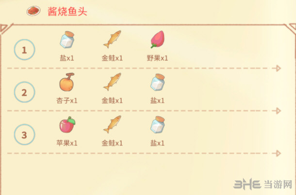 波西亚时光酱烧鱼头配方图
