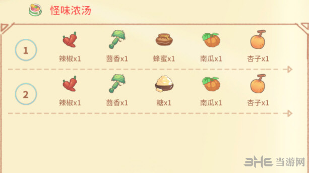 波西亚时光怪味浓汤配方图