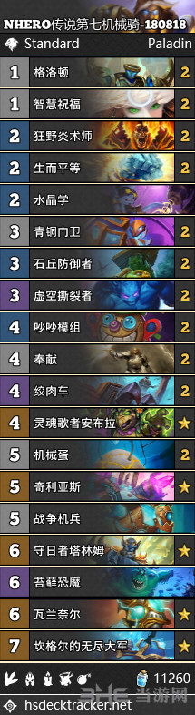 炉石传说机械骑卡组图片