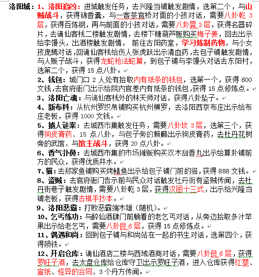 天命奇御洛阳攻略图1