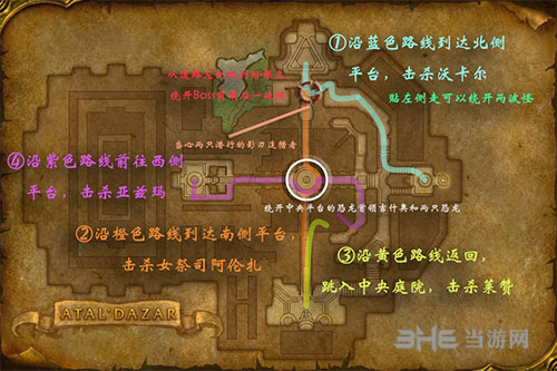 魔兽世界推荐路线图片