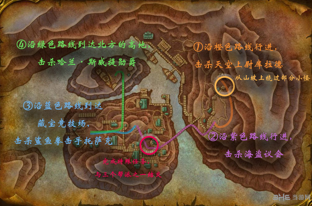 魔兽世界自由镇推荐路线