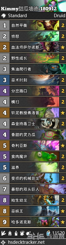 炉石传说甜瓜墙德卡组图片