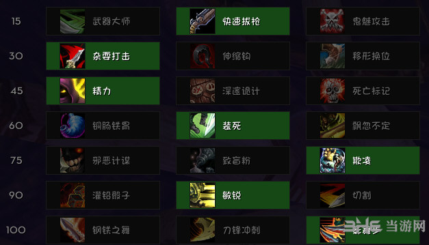 魔兽世界8.0狂徒贼属性图片