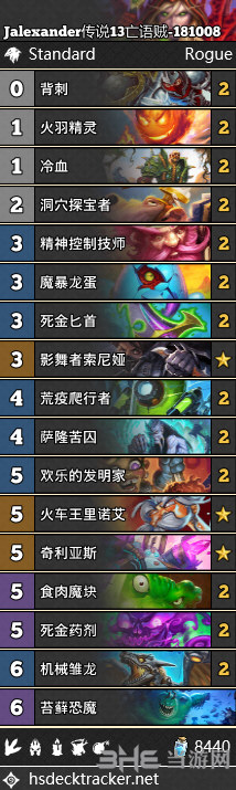 炉石传说亡语贼卡组图片