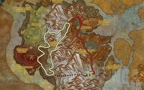 魔兽世界8.0挖矿路线图片2