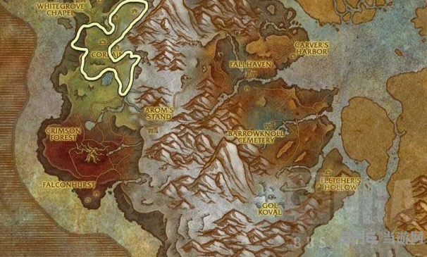 魔兽世界8.0星光苔采集路线图片3