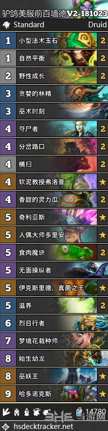 炉石传说驴鸽墙德卡组图片