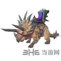 魔兽世界8.0灰皮恐角龙图片