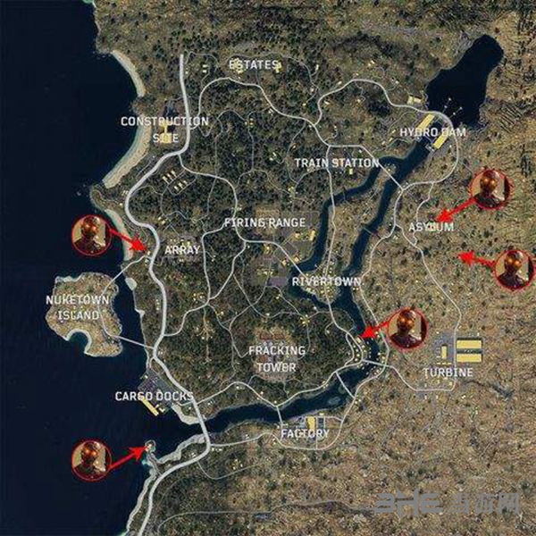 使命召唤15吃鸡模式地图