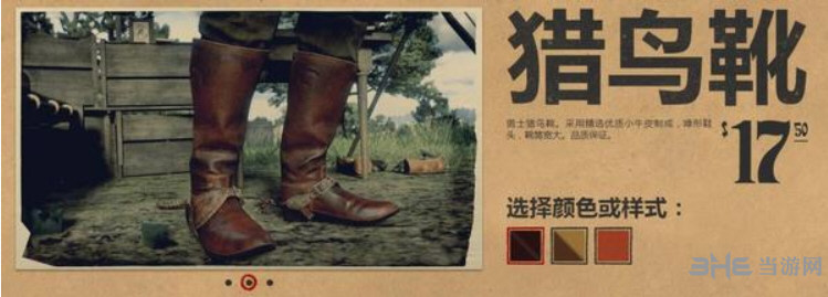 荒野大镖客2鞋子图片13