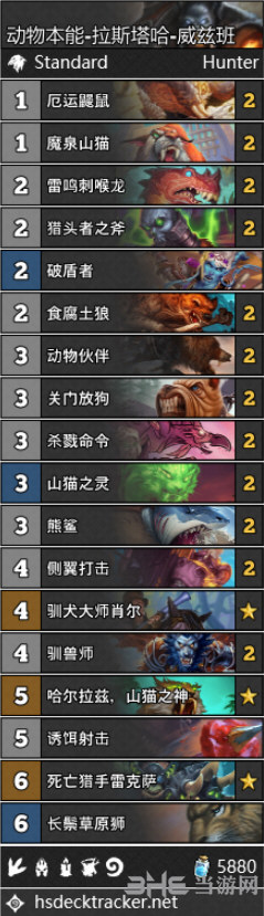 拉斯塔哈的大乱斗威兹班猎卡组图片